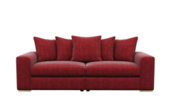 Florentine Extra Large Fabric Sofa - Red